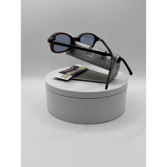 Vintage Y2K Eyeglasses | NOS | Narrow Style | Brown Layered  Frame | Mini Specs main image 8